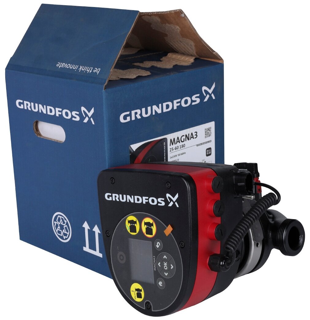 97924245 Насос Grundfos MAGNA3 25-60 (91 Вт) циркуляционный - фотография № 11