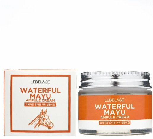 Lebelage Ampule Cream Waterful Mayu Ампульный крем для лица с лошадиным маслом 70 мл