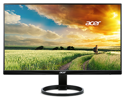 Монитор Acer R240Ysmipx LCD 23.8" [16:9] 1920х1080(FHD) IPS, nonGLARE, 250cd/m2, H178°/V178°, 1000:1, 100M:1, 16.7M, 4ms, VGA, HDMI, DP, Tilt, 3Y, Black