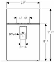 Рамная инсталляция GEBERIT 131.051.SQ.1 умбра