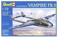 Сборная модель Revell De Havilland Vampire FB.5 (03993) 1:72