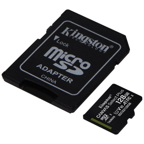 Карта памяти Kingston Canvas Select Plus microSDXC UHS-I +ад (SDCS2/128GB)