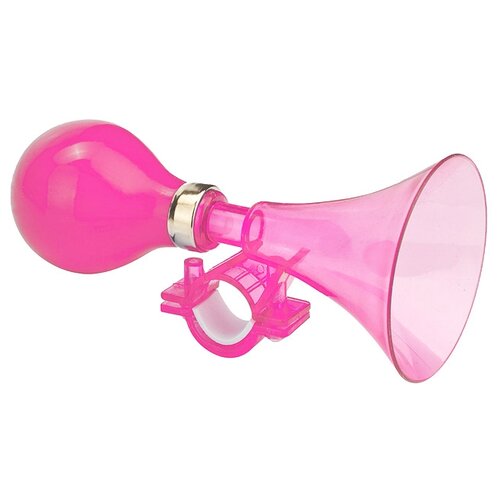 фото Клаксон для велосипеда / клаксон велосипедный короткий пластик 71dh-04 пвх розовый stels