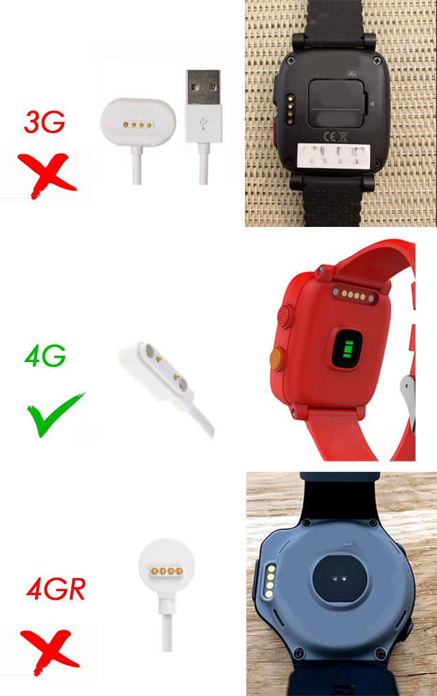 Магнитная зарядка USB белый кабель для смарт умных детских GPS часов Smart Baby Watch ELARI Aimoto GEOZON JetKids Wonlex (2 pin 7,62 mm)