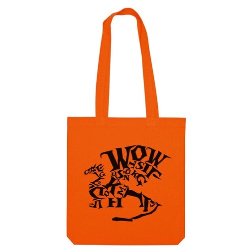 фото Сумка «дракон - шрифтовая композиция» (бежевый) us basic