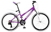 Подростковый горный (MTB) велосипед Smart Vega 24 (2017) фиолетовый/белый (требует финальной сборки)