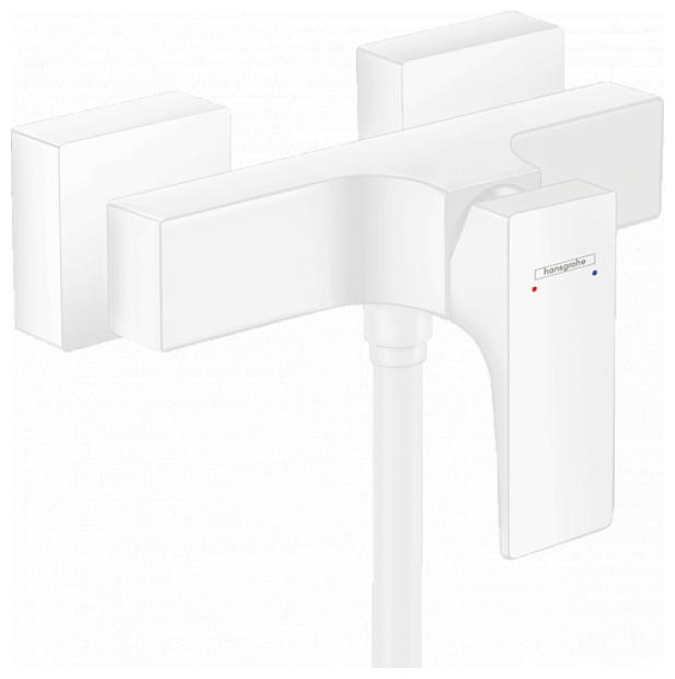 Смеситель hansgrohe Metropol для душа, однорычажный, ВМ, матовый белый 32560700