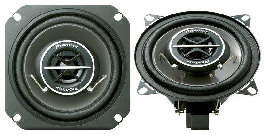 Колонки автомобильные Pioneer TS-1002I 120Вт 87дБ 4Ом 10см (4дюйм) (ком.:2кол.) коаксиальные двухпол