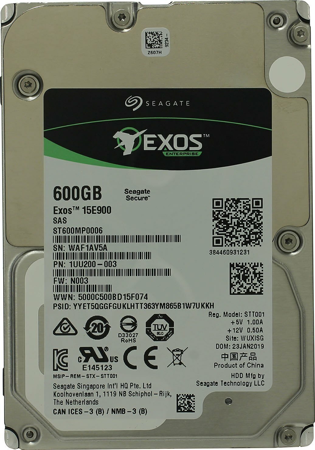 Жесткий диск SEAGATE Enterprise Performance , 600Гб, HDD, SAS 3.0, 2.5" - фото №11