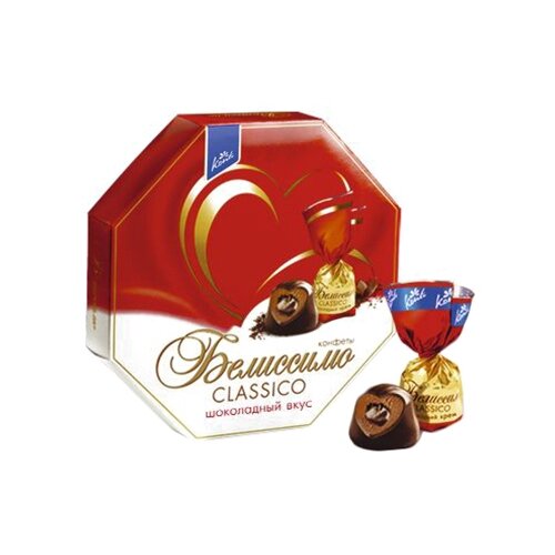 фото Набор конфет konti белиссимо classico, темный шоколад, 255г