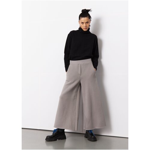 фото Свето-серые брюки женские хакама №17 размер 40