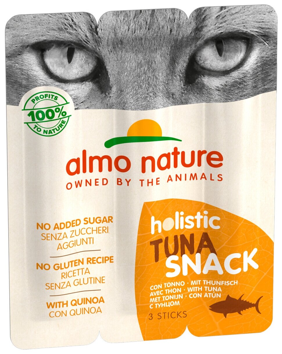 Almo Nature Колбаски для кошек "Тунец", 3шт. (Azul Label Snack Cat Tuna) (511), 0,015 кг - фотография № 6