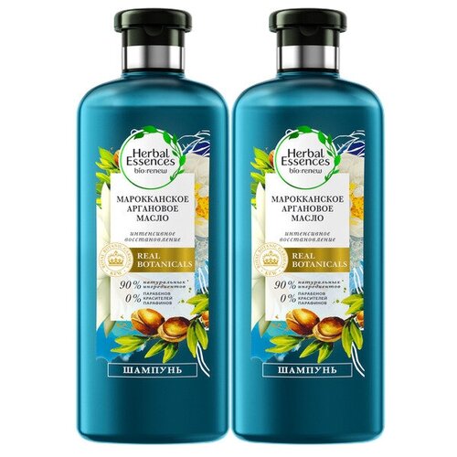 Herbal Essences Шампунь Марокканское аргановое масло, 400 мл, комплект: 2 упаковки