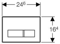 Кнопка смыва GEBERIT 115.788.GH.1 хром