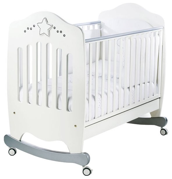 Кроватка Italbaby Crystal, качалка, полозья для качания — купить в ...