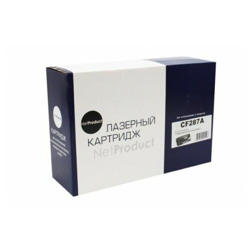 Картридж NetProduct (N-CF287A) для HP LJ M501dn/M506dn/M506x/M527dn/M527f/M527c, 9K картридж netproduct n cf287a 9000 стр черный