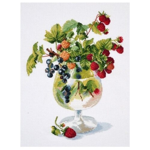 фото Овен набор для вышивания вышивка крестом ягодный ликер 22 х 29 см (887)