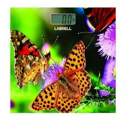 Весы напольные LIGRELL LBS-1821D (LCD дисплей, макс. вес 180кг, кг/фунт, .цвета в ассортименте) - фотография № 1