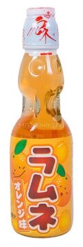 Лимонад RAMUNE газированнный "Lemonade Orange" (лимонад со вкусом апельсина), 200мл стекло, 1шт. - фотография № 1