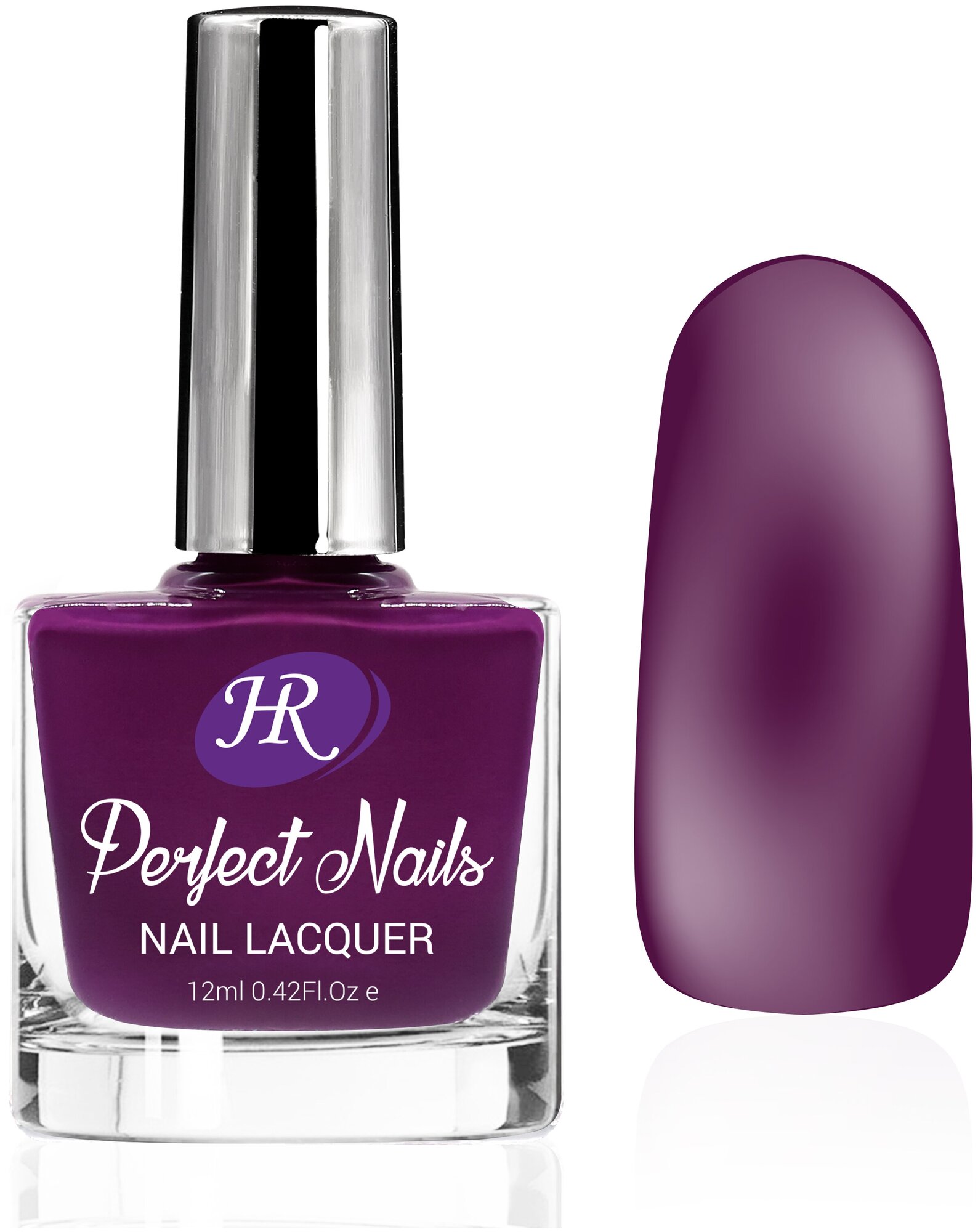 Лак для ногтей Holy Rose "Perfect Nails" тон №18 Глубокий красно-пурпурный, 12 мл