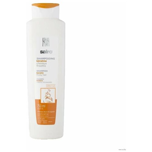 SAIRO Шампунь для вьющихся волос с кератином и провитамином B5 - Укрепляющий и Восстанавливающий 750мл