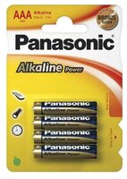 Батарейка Panasonic Alkaline Power LR03APB 4 шт блистер