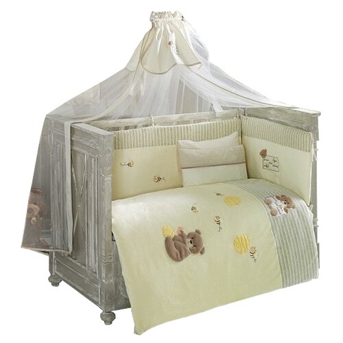 Балдахин Kidboo Honey Bear linen комплект из 6 предметов серии honey bear linen