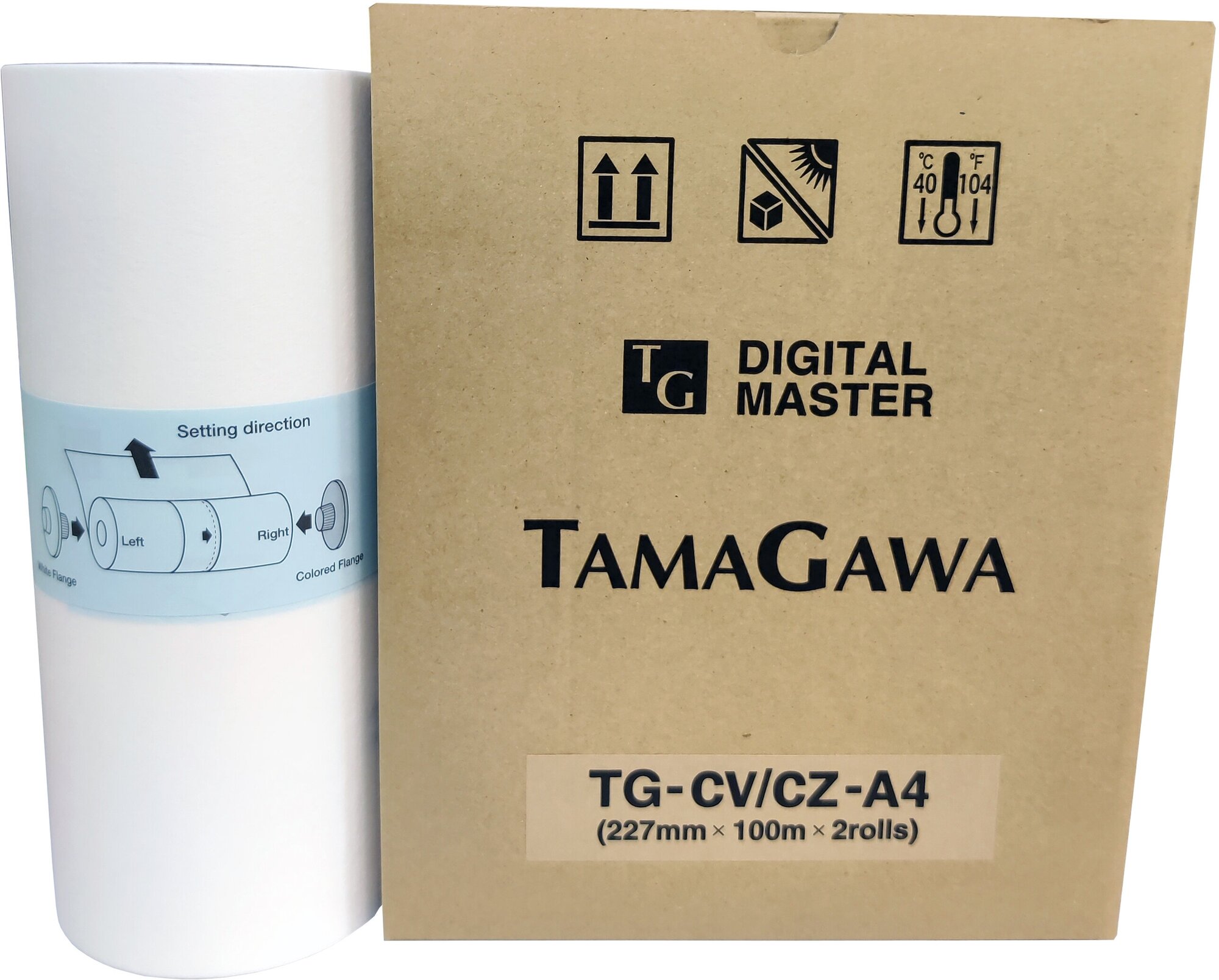 Мастер-пленка TamaGawa TG-CZ/CV A4 для цифровых дупликаторов Riso 1 рулон