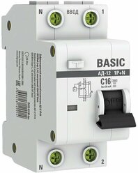 Автоматический выключатель дифференциального тока 16А 30мА EKF