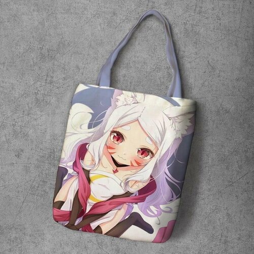 фото Сумка шоппер anime dakimakura, фактура рельефная, мультиколор