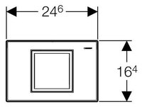 Кнопка смыва GEBERIT 115.130.46.1 хром