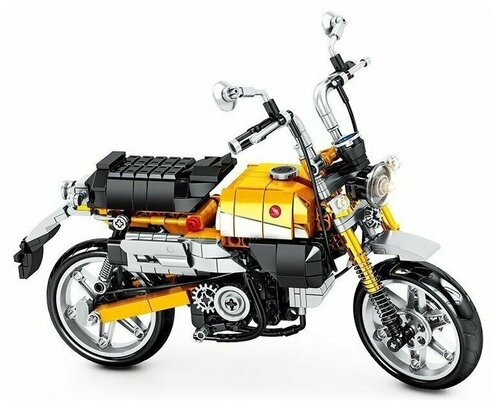 Конструктор Sembo Block «Мопед Honda Monkey» 701605 / 651 деталь