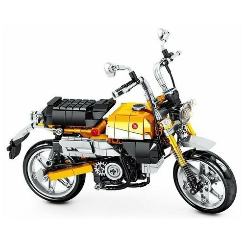 Конструктор Sembo Block «Мопед Honda Monkey» 701605 / 651 деталь зажим для руля мотоцикла с винтовой ручкой и болтом для honda z50 z50j monkey dax ct70 z50r 50 аксессуары