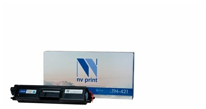 Картридж NV-Print TN-421 C для Brother HL-L8260 MFC-L8690 DCP-L8410 1800стр Голубой - фото №3