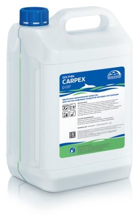 Промышленная химия Dolphin Carpex, 5л, средство для чистки ковровых покрытий, концентрат