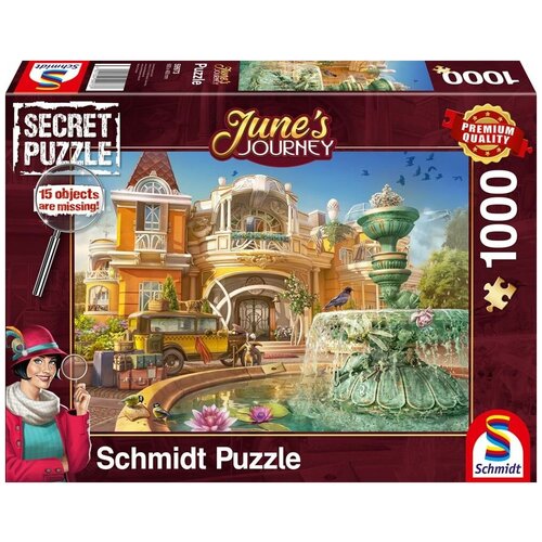 Пазл Schmidt 1000 деталей: Вояж. Особняк с орхидеями (Secret Puzzle) пазл schmidt 1000 деталей доминик дэвисон особняк с башенками