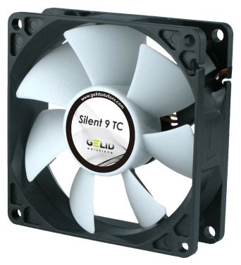 Вентилятор 92x92x25 GELID Solutions Silent 9 TC 900-2000rpm, термоконтроль FN-TX09-20