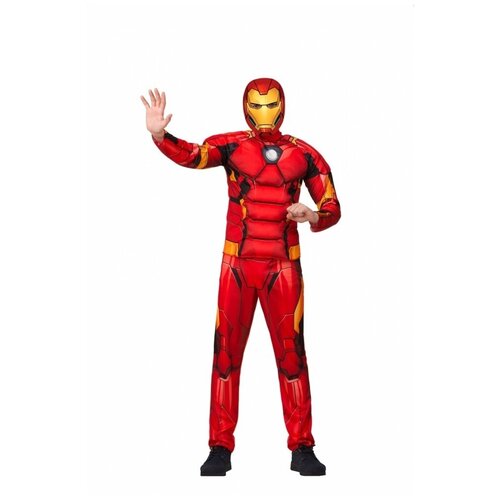 Железный человек. Мстители. (Зв. маскарад) Марвел костюм супергероя плащ и маска раскраска красный железный человек