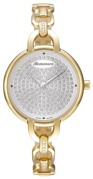 Наручные часы ROMANSON RM8A14QLG(WH), серебряный