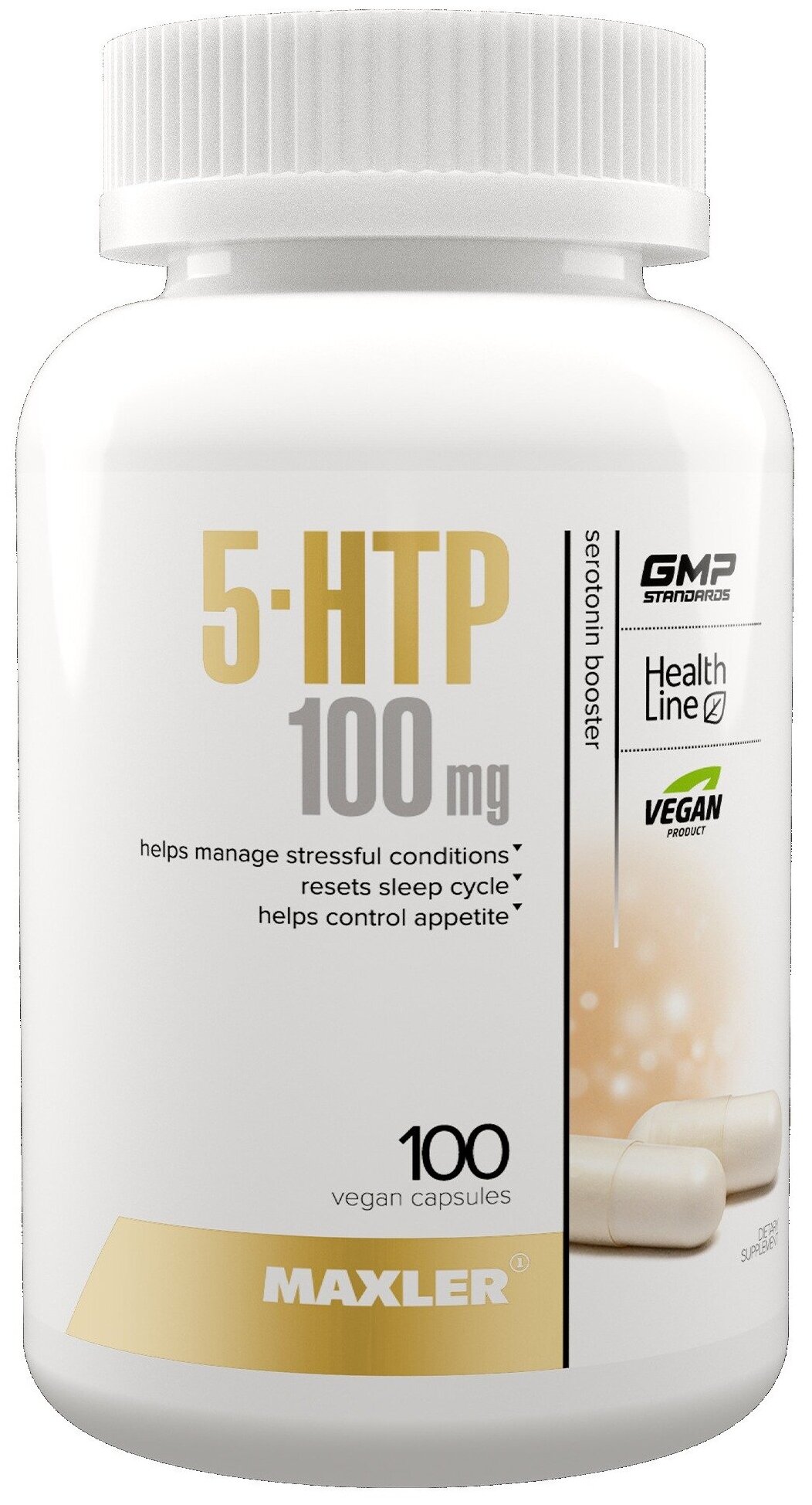 5-HTP MAXLER (USA) 5-HTP 100 капсул