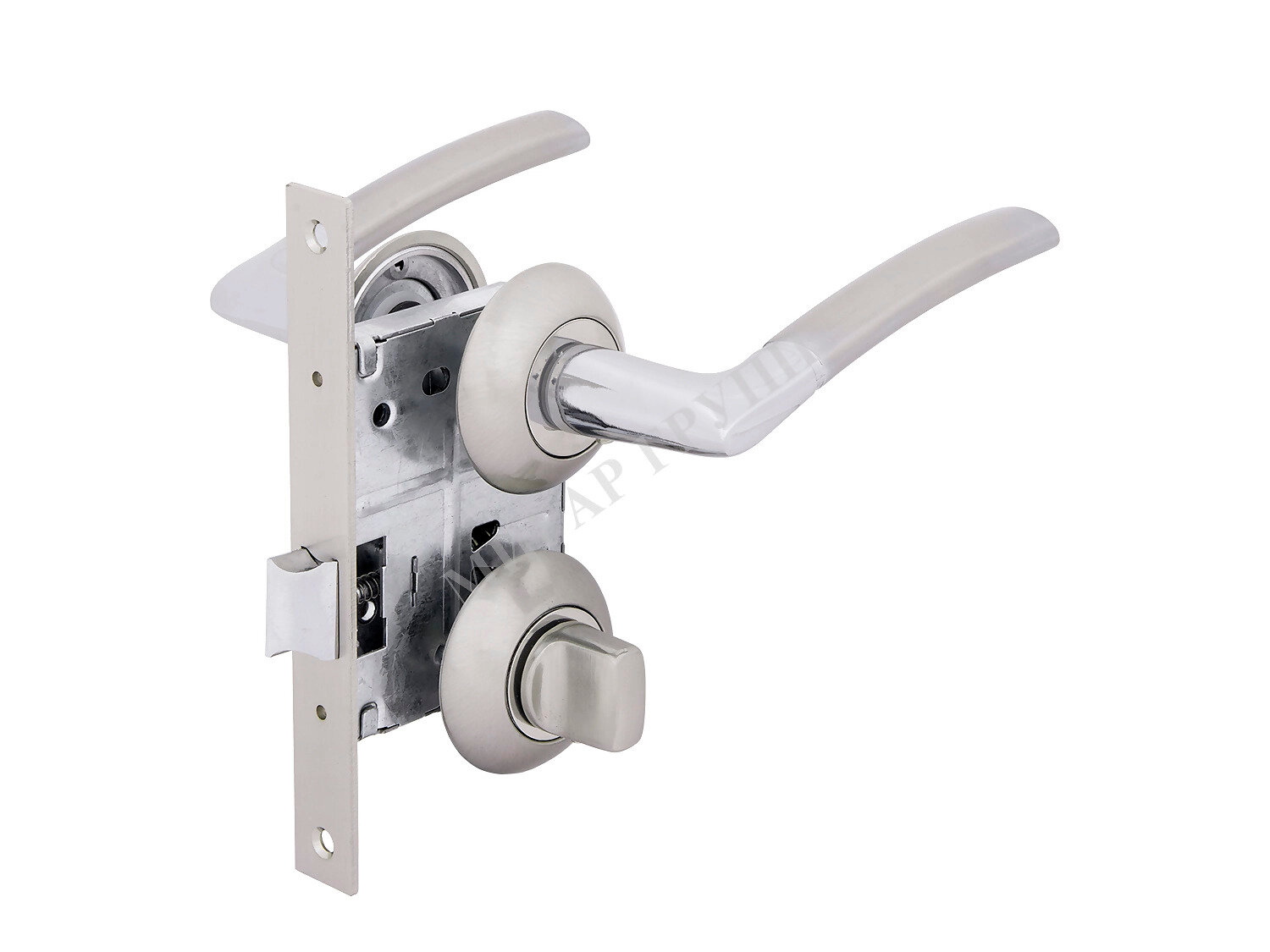 Комплект для двери Фабрика замков FZ SET 01 C 170 2H BK матовый никель