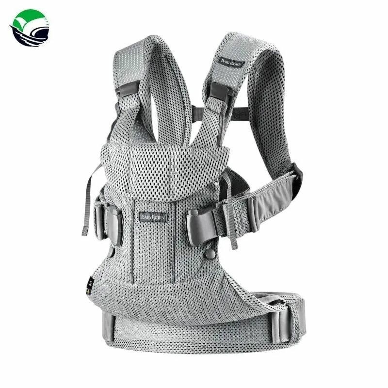 Слинг-эргорюкзак BabyBjorn One Air 3D Mesh для переноски ребенка с рождения и до 3 лет, 3 положения, светло-серый