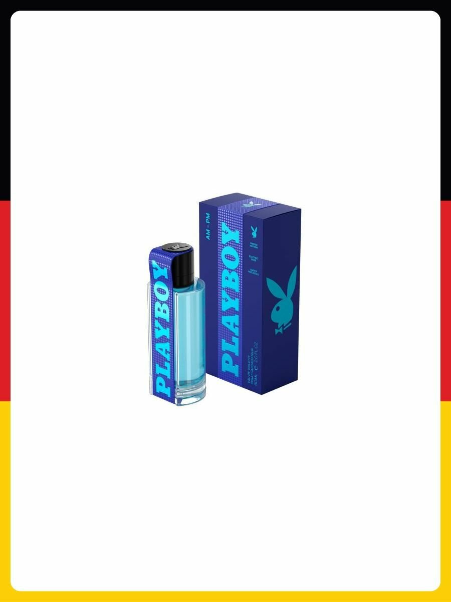 Туалетная вода PLAYBOY AM - PM Eau de Toilette, 60 ml