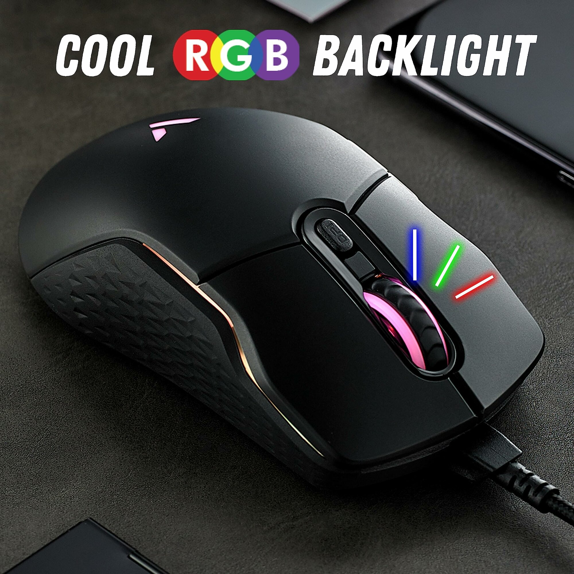 Мышь компьютерная Rapoo VT200 Игровая мышь - проводная - 6 кнопок -