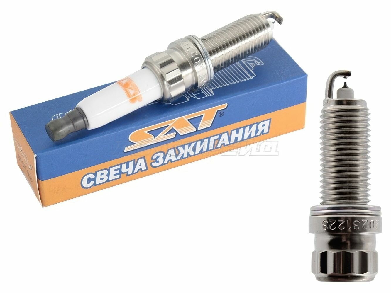 Комплект свечей зажигания 4 шт для Ситроен C4, Хонда Аккорд, Мерседес C 350 CGI Blueefficiency, E 350 CGI, Пежо 308 арт ST1770087 SAT