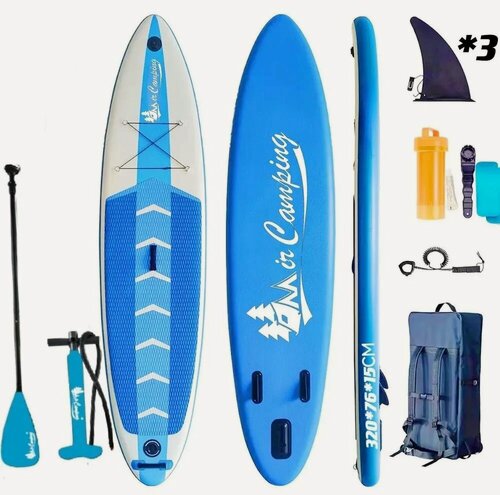 Изображение товара Сапборд надувной MirCamping Inflatable SUP 320*76*15 CRT-138 Blue