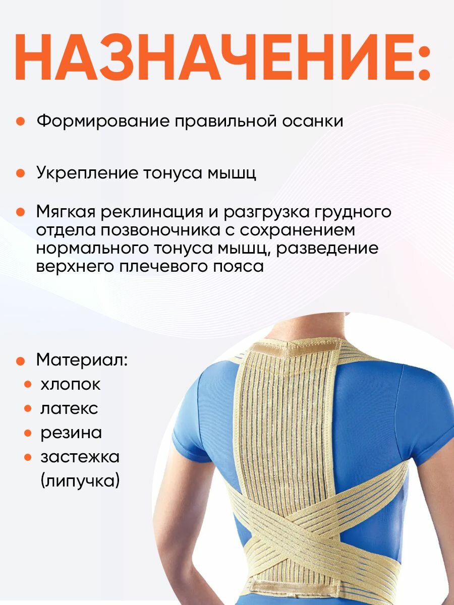 Картинки Корсет мягкой фиксации (реклинатор) OPPO Medical 2175
