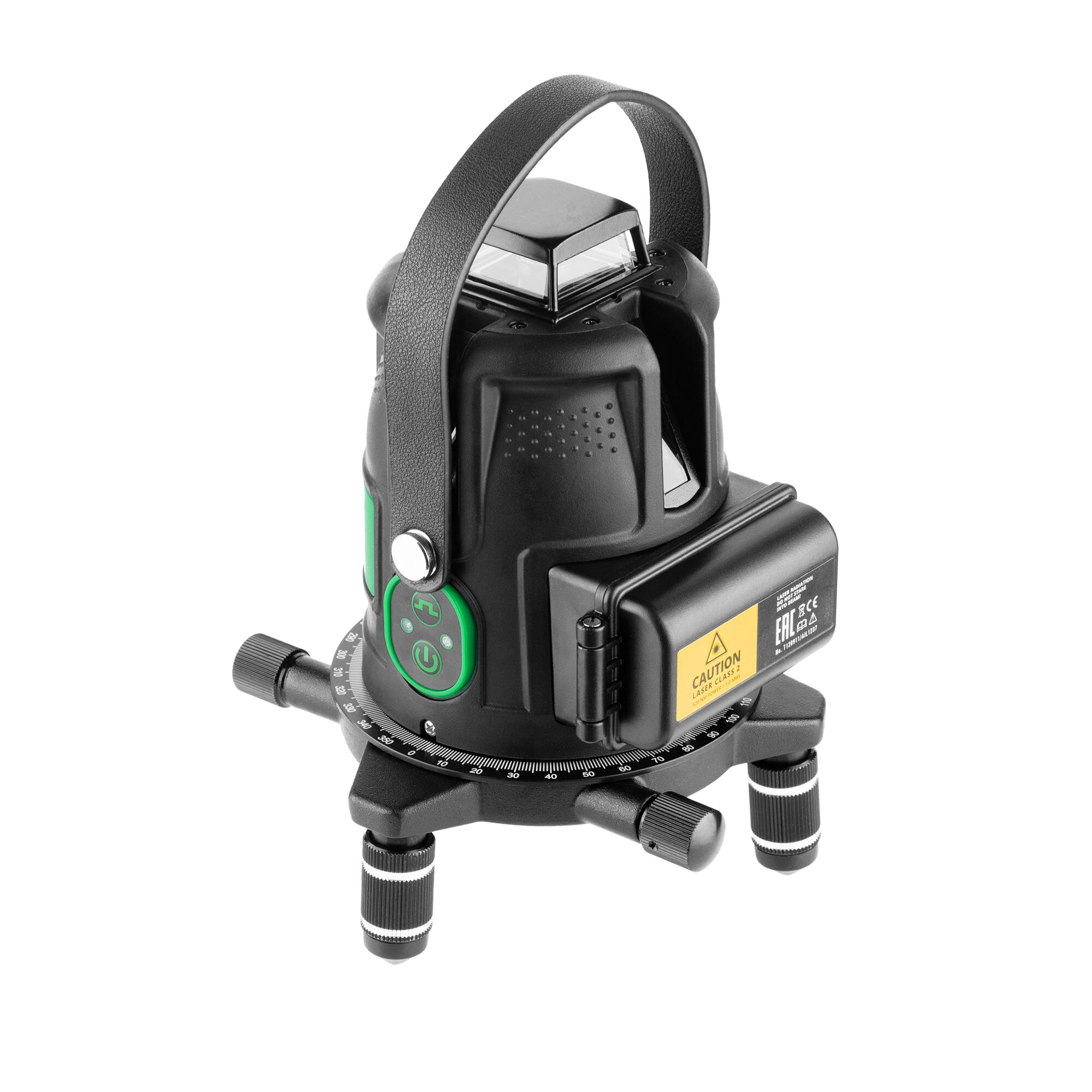 Лазерный уровень ADA ULTRALiner 360 4V (горизонтальный луч 360°, 4 вертикальных луча, точка отвеса, зеленый луч) — фото 1