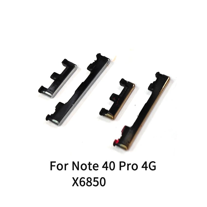 Для Infinix Note 40 Pro X6851 X6850 включение и выключение громкости вверх и вниз боковая кнопка запасные части For X6850 Silver
