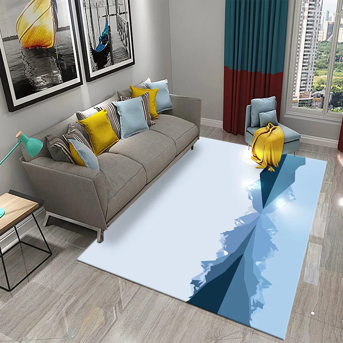 3D Минимализм Тематический Коврик 21 160x200cm 63x79 inch